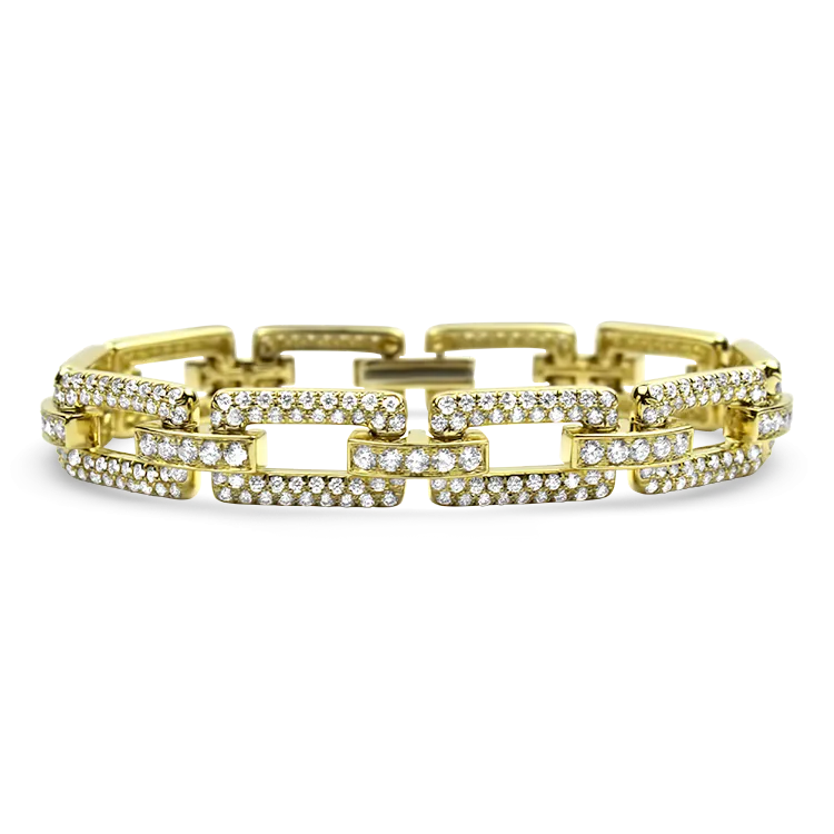 Springer's Collection 18K Yellow Gold Diamond Bracelet