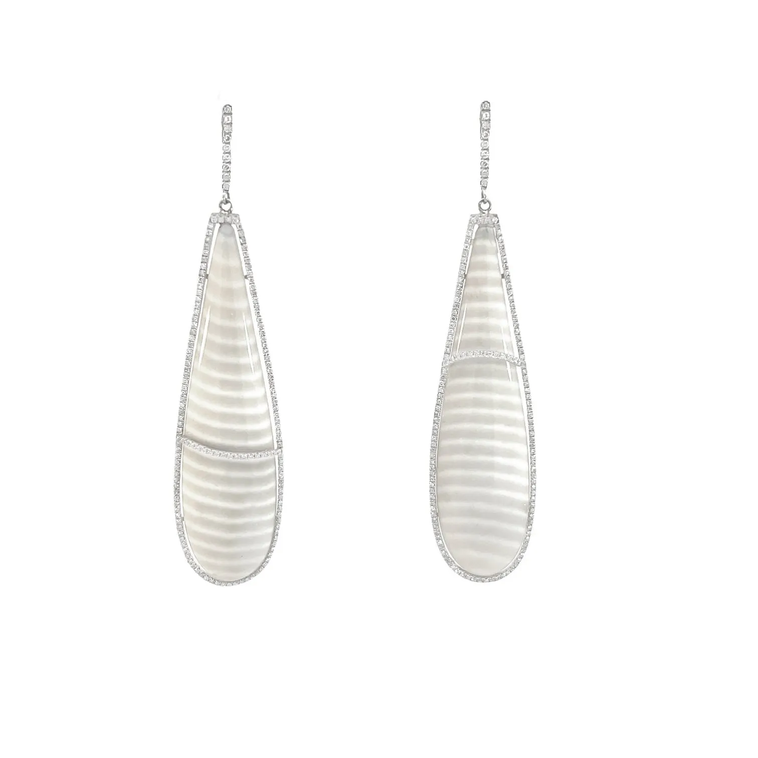 Spun Chalcedony Drops