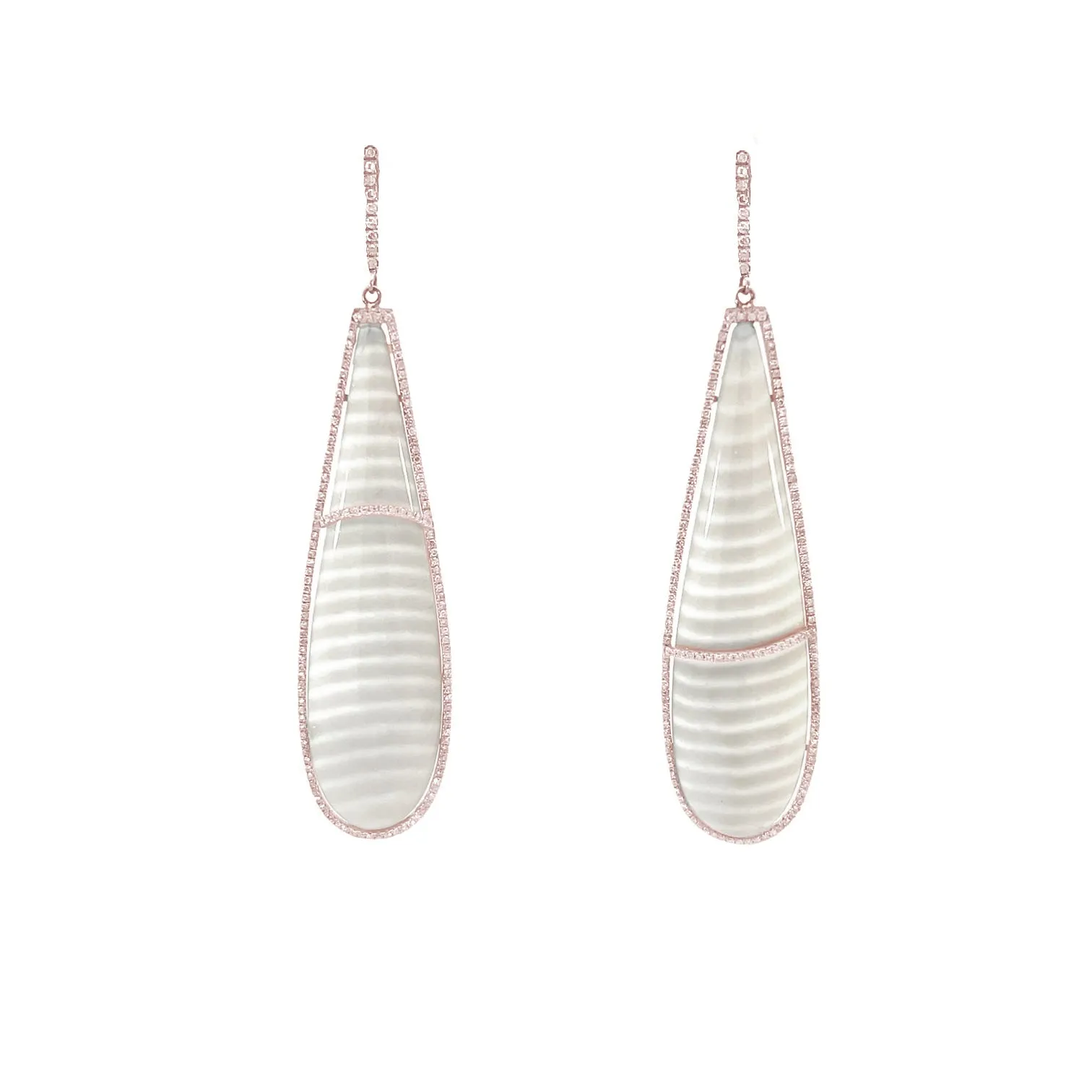 Spun Chalcedony Drops