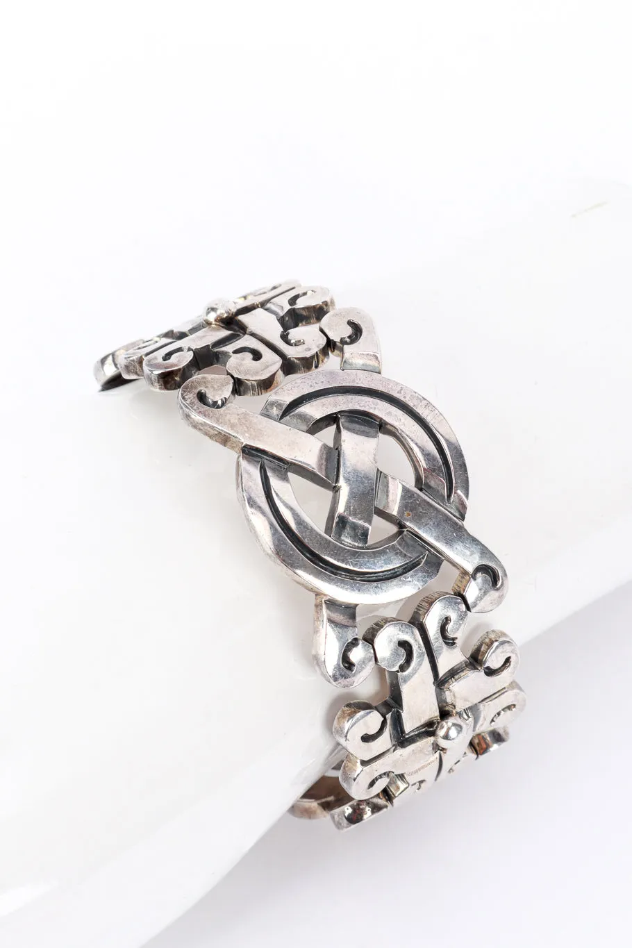 Sterling Silver Celtic Knot Link Bracelet