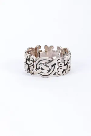 Sterling Silver Celtic Knot Link Bracelet