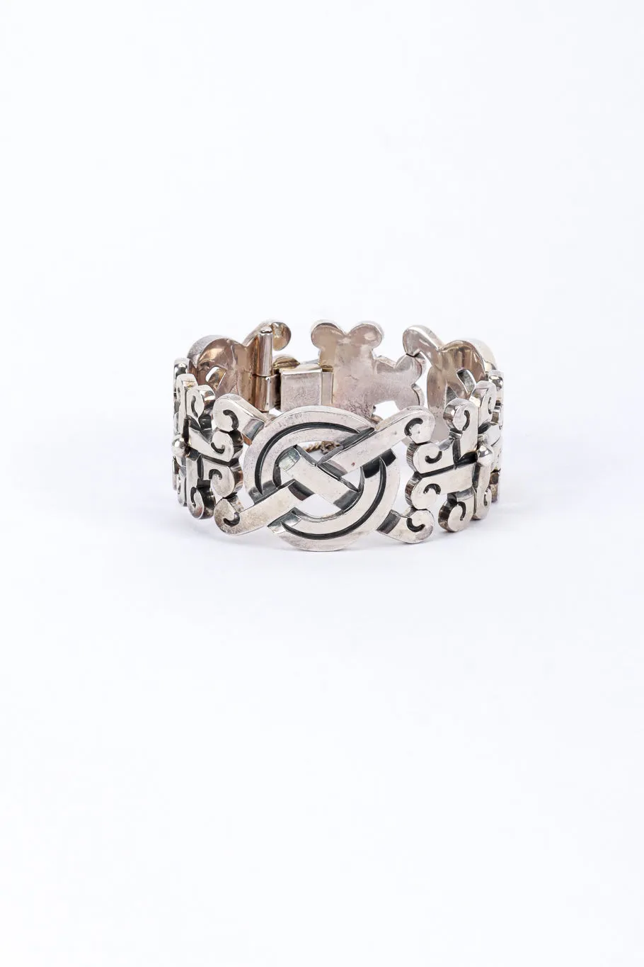 Sterling Silver Celtic Knot Link Bracelet