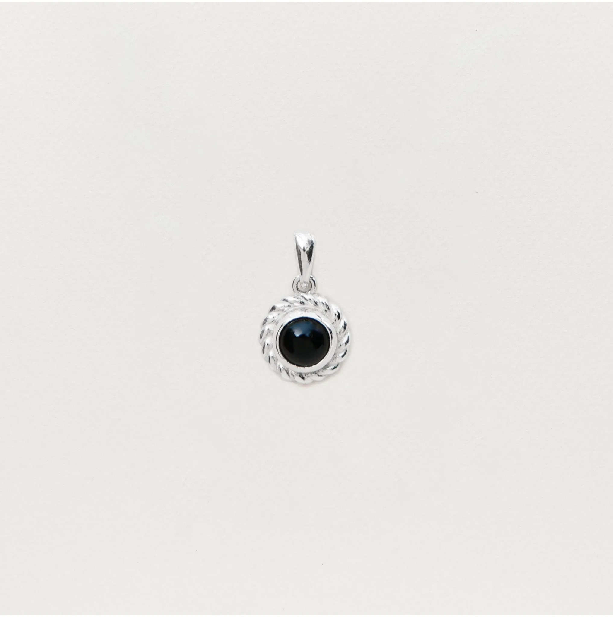Stone Rope Pendant, 10mm