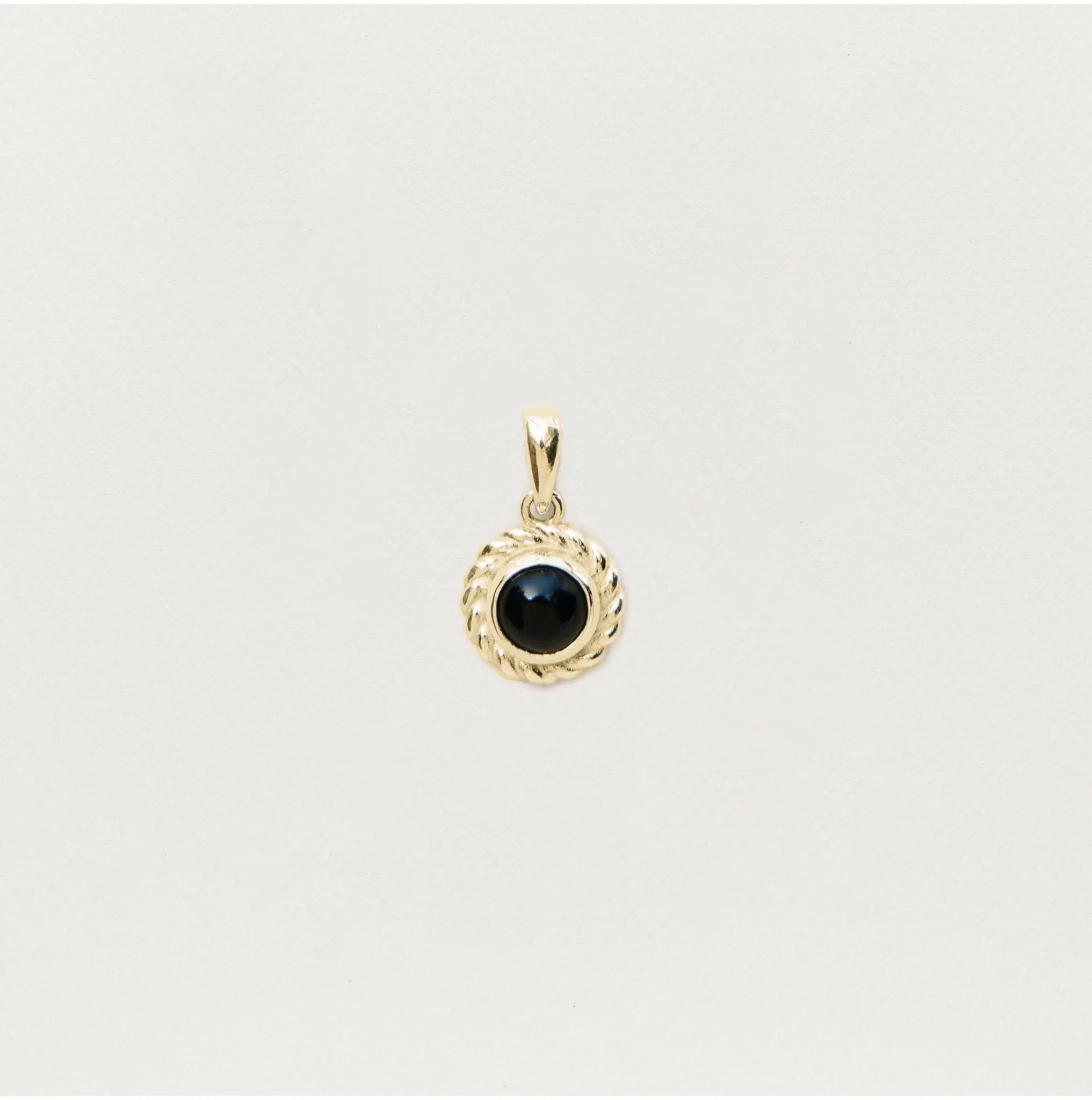 Stone Rope Pendant, 10mm