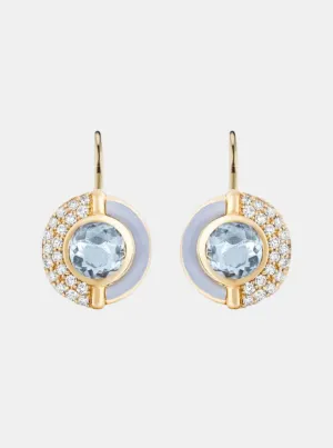 Sugar and Spice Drops - Aqua Topaz, Blue Chalcedony