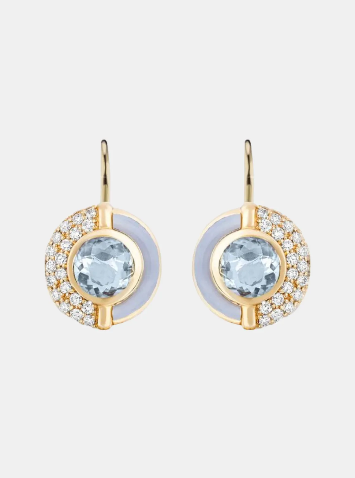Sugar and Spice Drops - Aqua Topaz, Blue Chalcedony