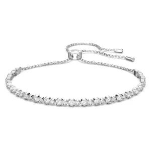 Swarovski Women's Matrix Bracelet Jewelry Collection, Rhodium Finish, Clear Crystals