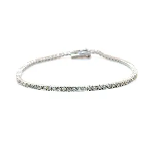 Tennis Bracelet in 14k white gold