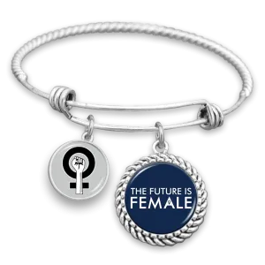 The Future Is Female Charm Bracelet