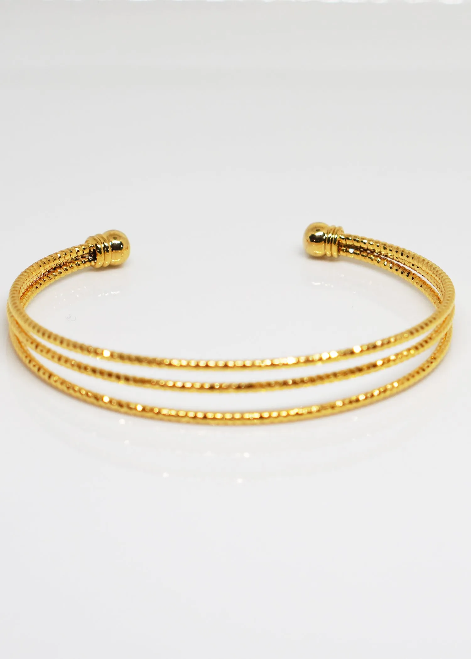 The "Hazel" Triple bar bracelet