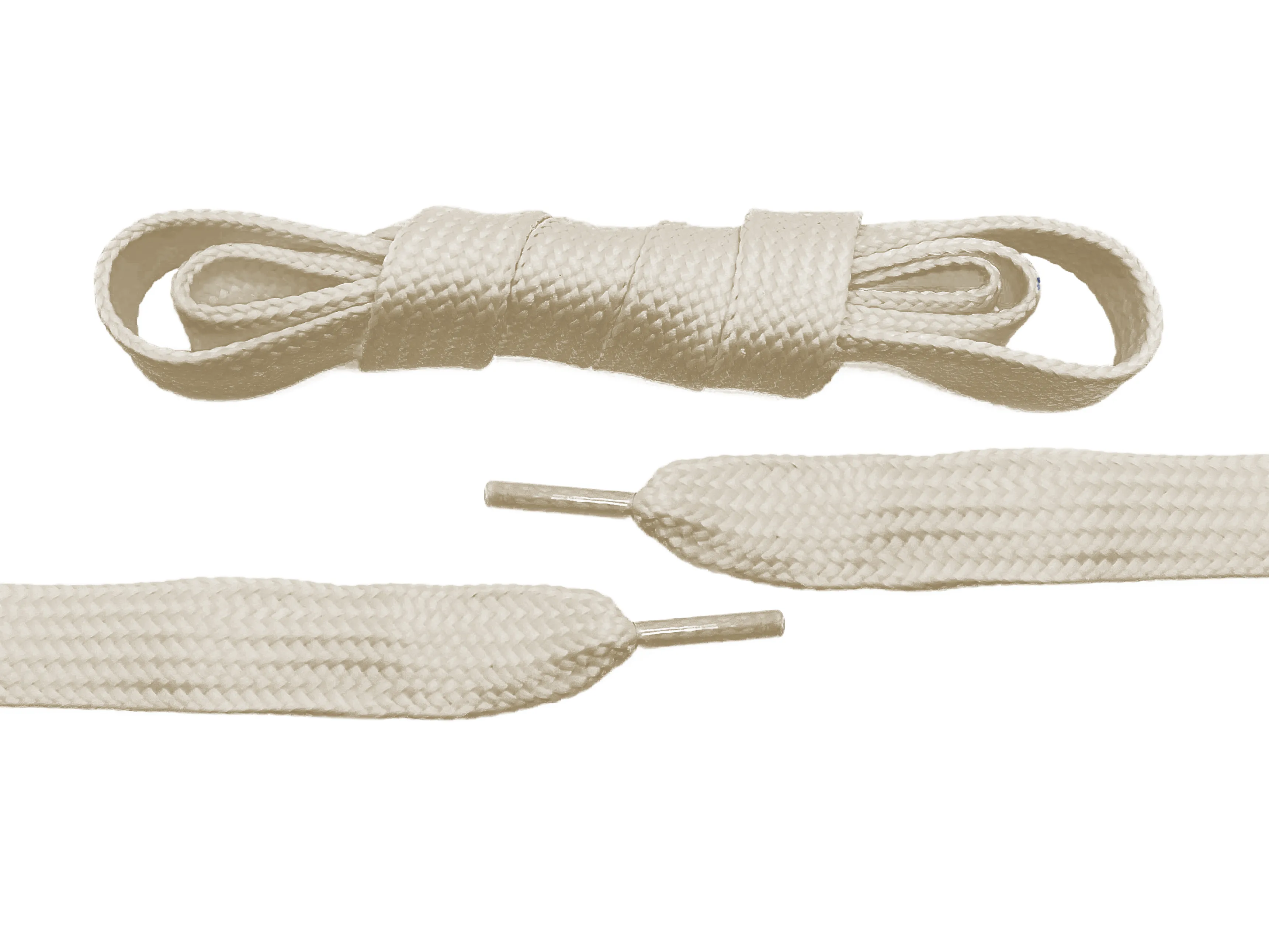 The Soft White Flat Shoe Lace