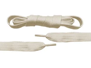 The Soft White Flat Shoe Lace
