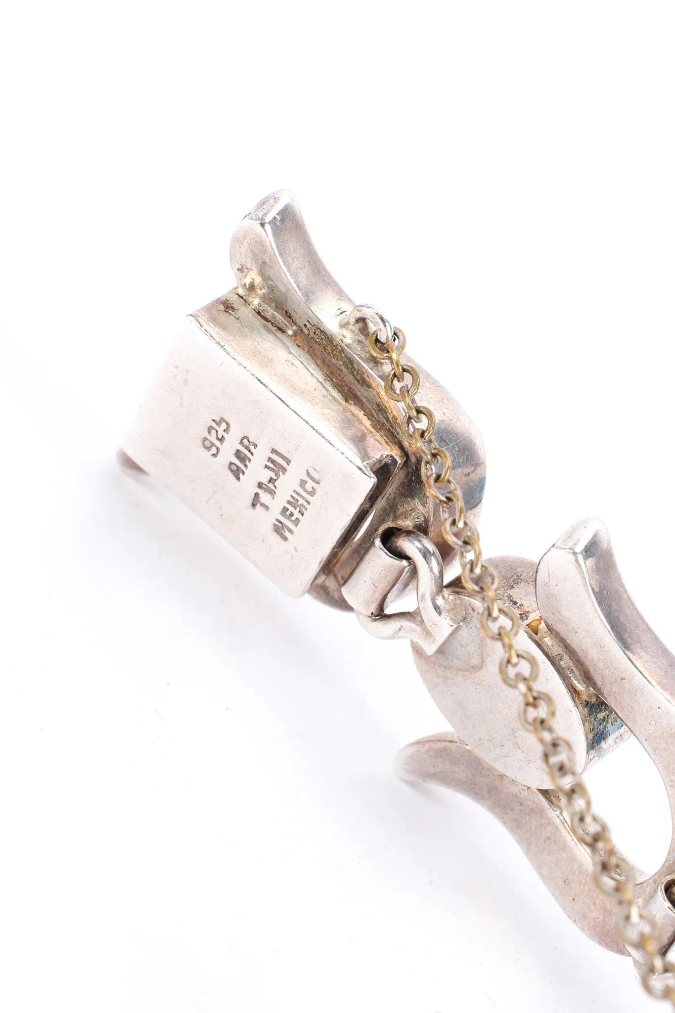 Tiger's Eye Horseshoe Link Bracelet