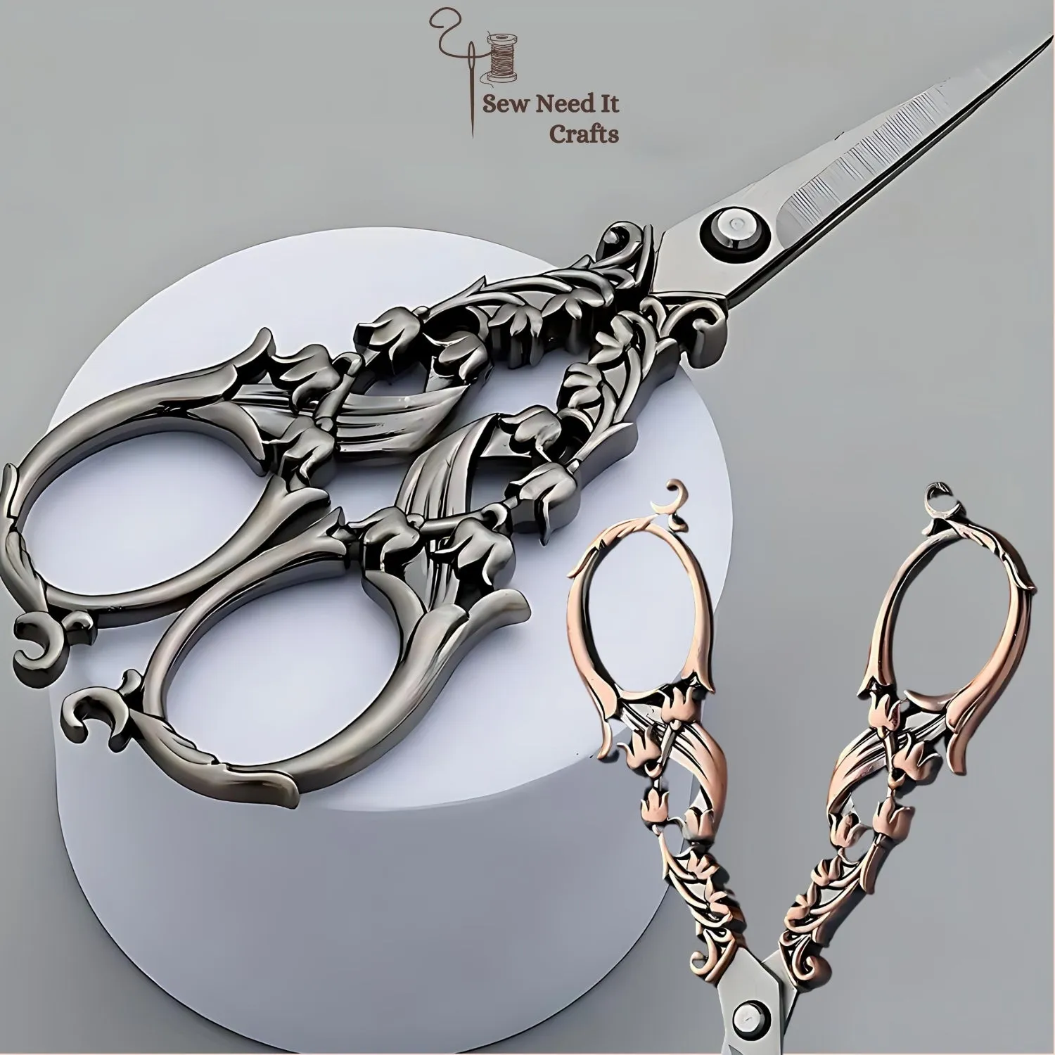 Tulip Garden Vintage Scissors