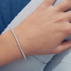 Unique Diamond Tennis Bracelet 1.45 CTW