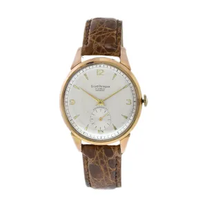VINTAGE 1950'S GIRARD-PERREGAUX CALATRAVA 38MM 18KT ROSE GOLD