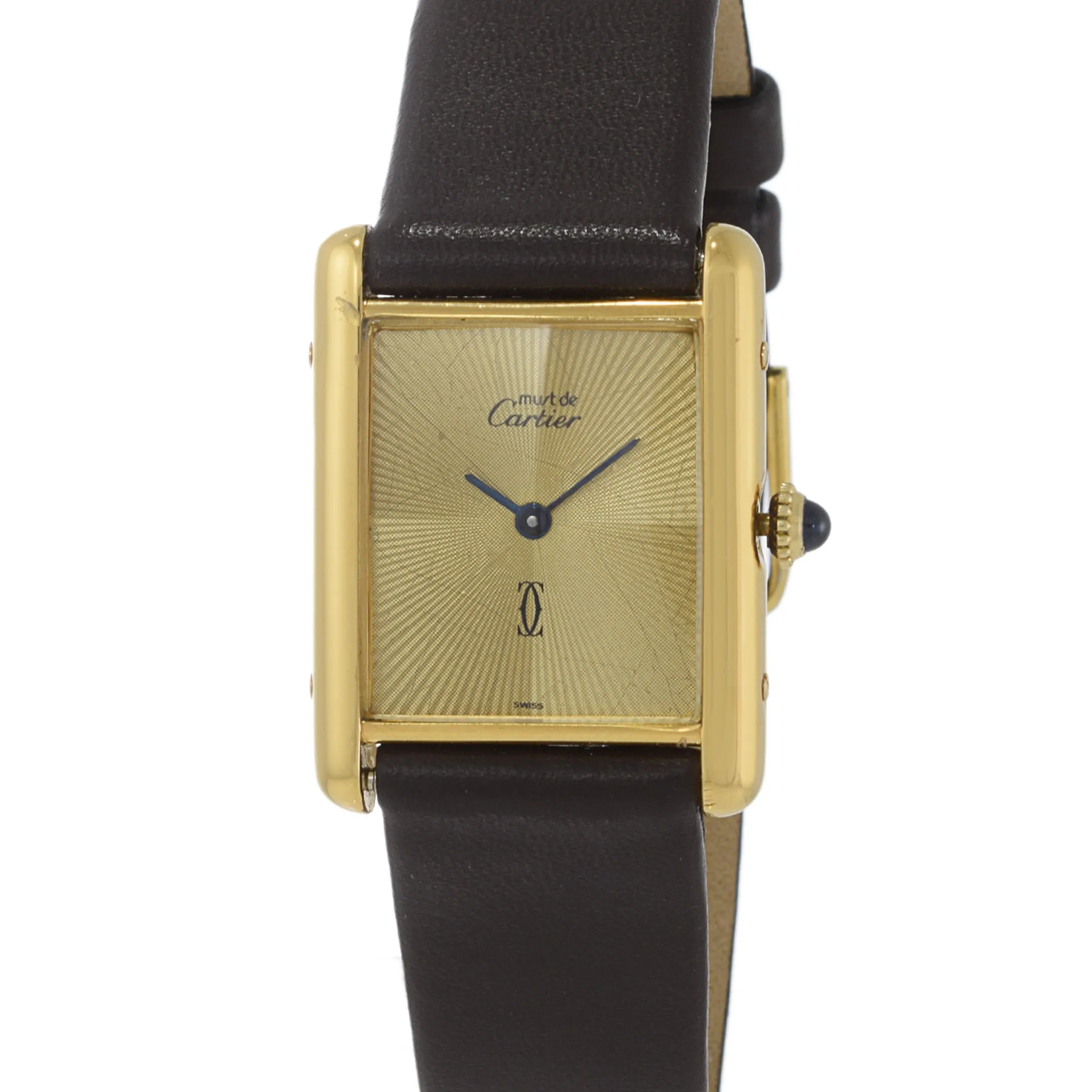 Vintage 1970's-1980's Mechanical Must de Cartier Paris Watch