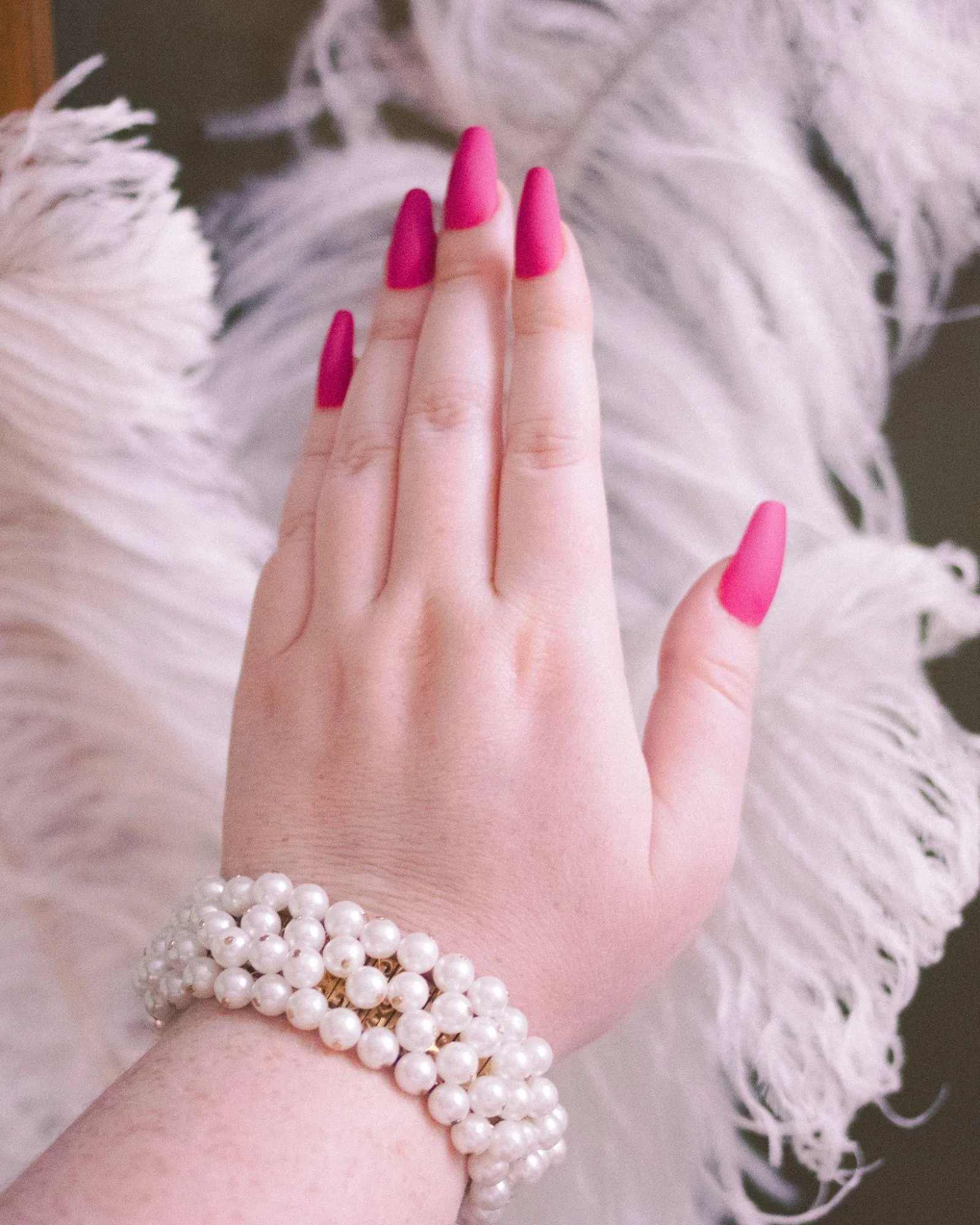 Vintage Faux Pearl Cha Cha Bracelet