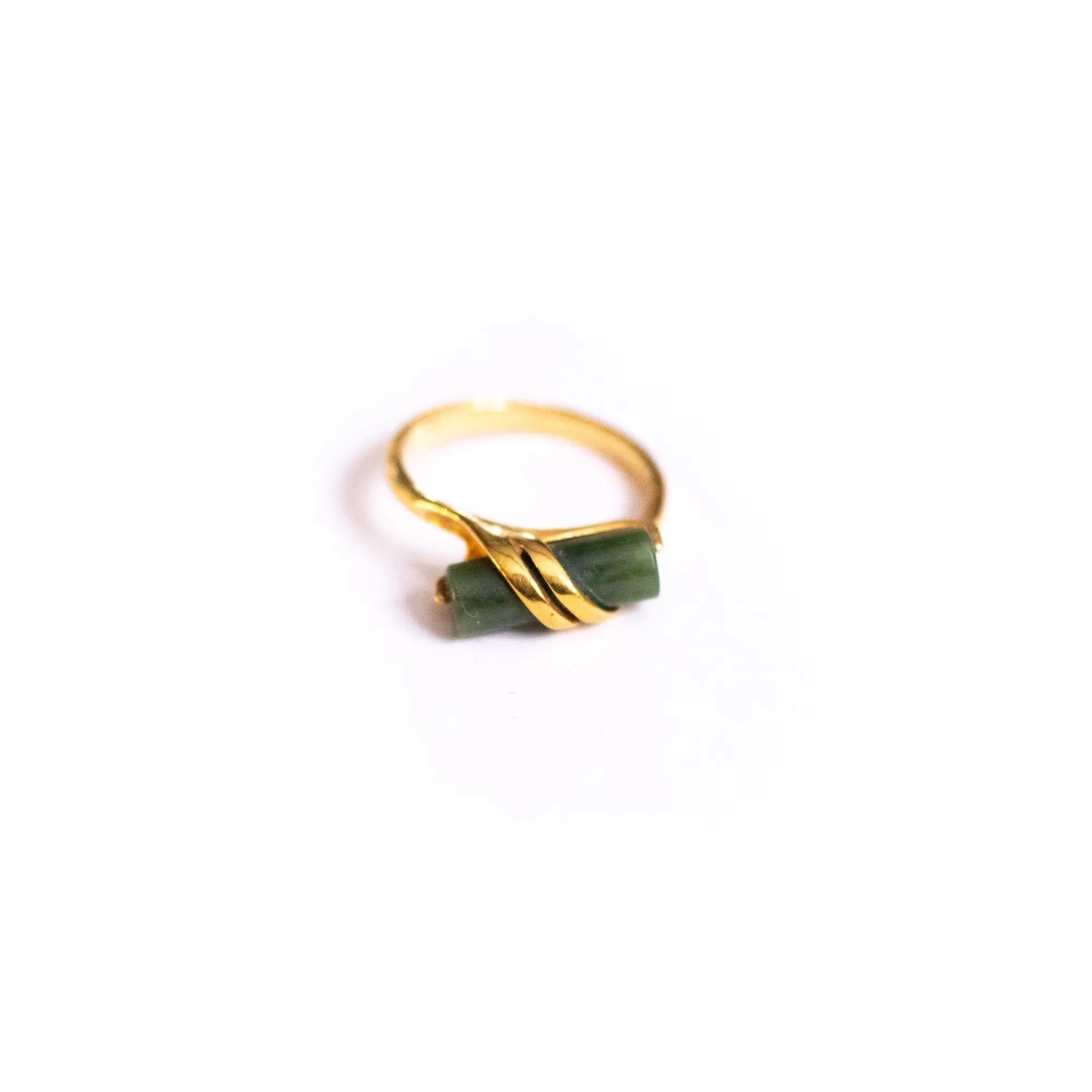 Vintage Mid Century Modern Jade Ring