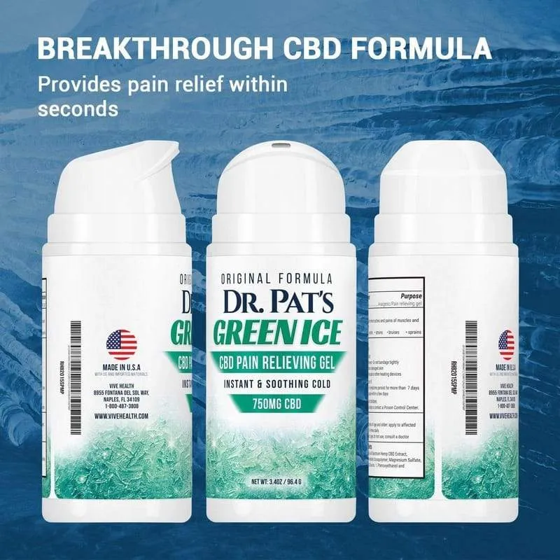 Vive Dr. Pat's Green Ice CBD Pain Cream