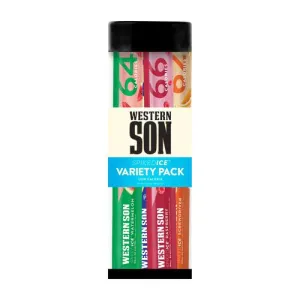 Western Son Spiked Ice Variety Pack Low Calorie 100ml x 12