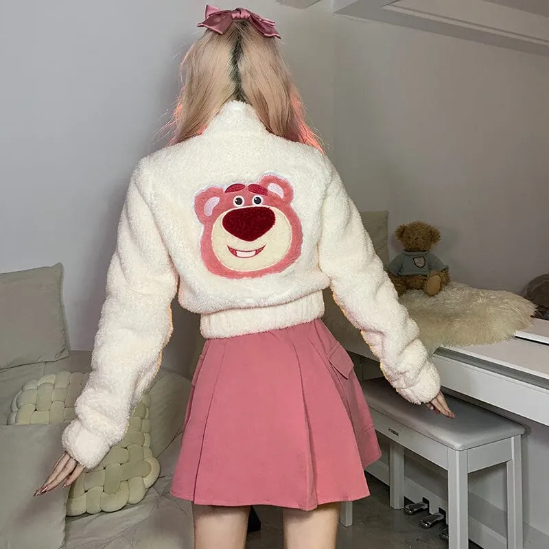 White Soft Bear Jacket SD02066