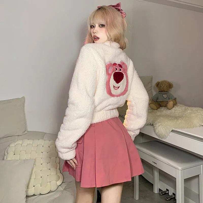 White Soft Bear Jacket SD02066
