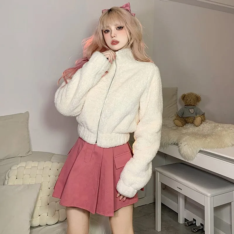 White Soft Bear Jacket SD02066