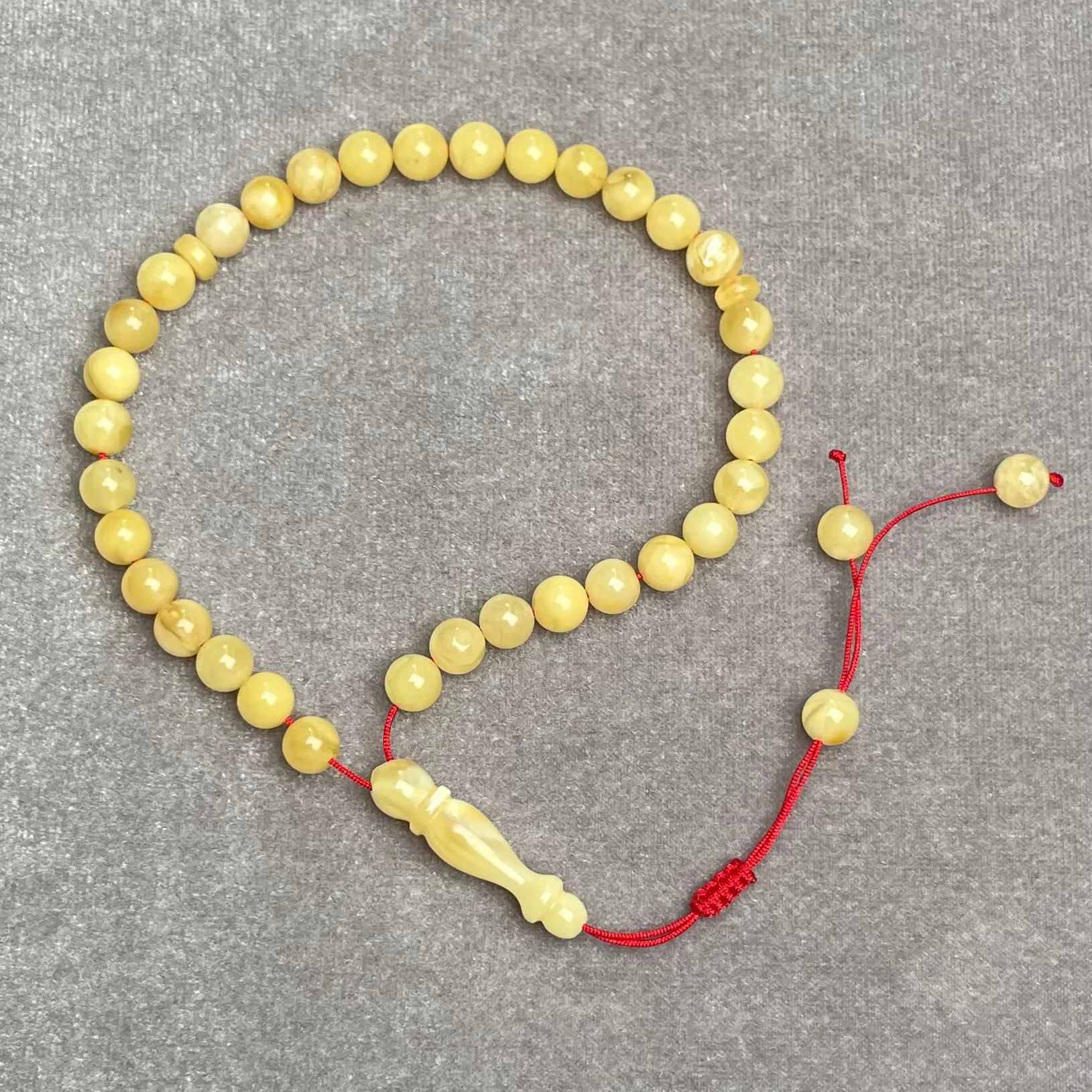 YELLOW BRACELET MISBAHA 5,7mm 4,1g